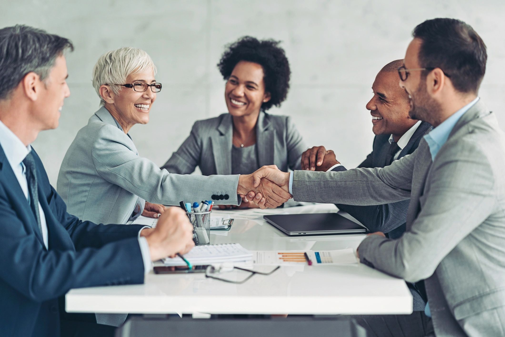 law firm handshake agreement